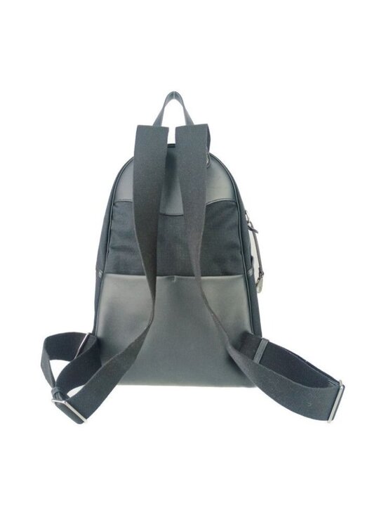 Hermes Backpack A Dos All Back Black Silver Hardware Toile Bivouac main image 4